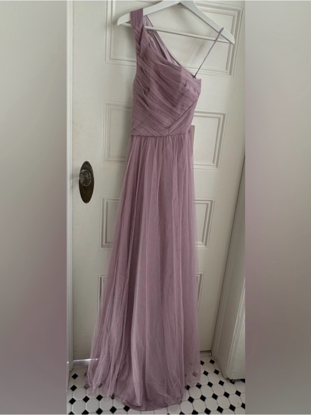 NWT Theia One Shoulder Evening Gown